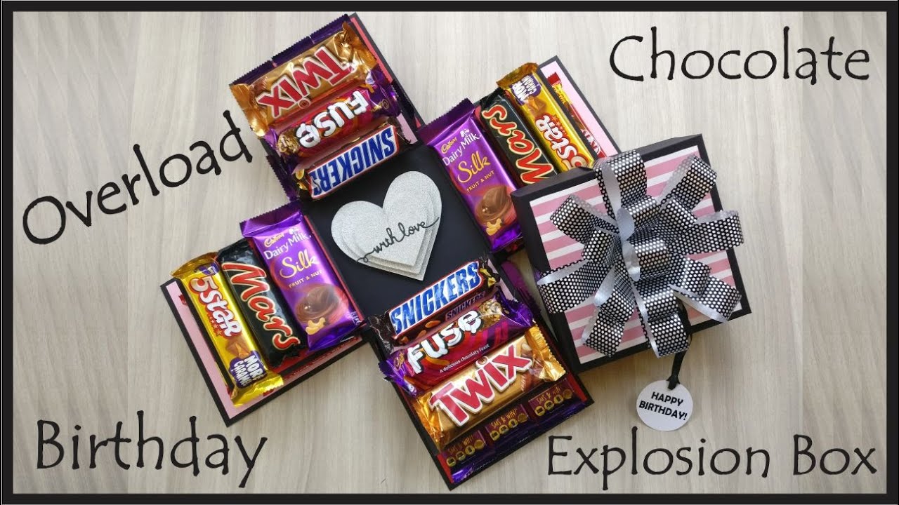 Chocolate Explosion Box || Best Birthday Gift || Two Layer Chocolate Overload Box