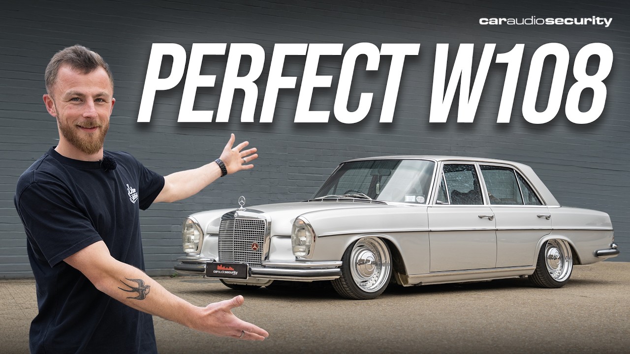 Идеальная комплектация для сна в автомобиле? W108 с аудиосистемой Stealth Audio и пневмоподвеской...