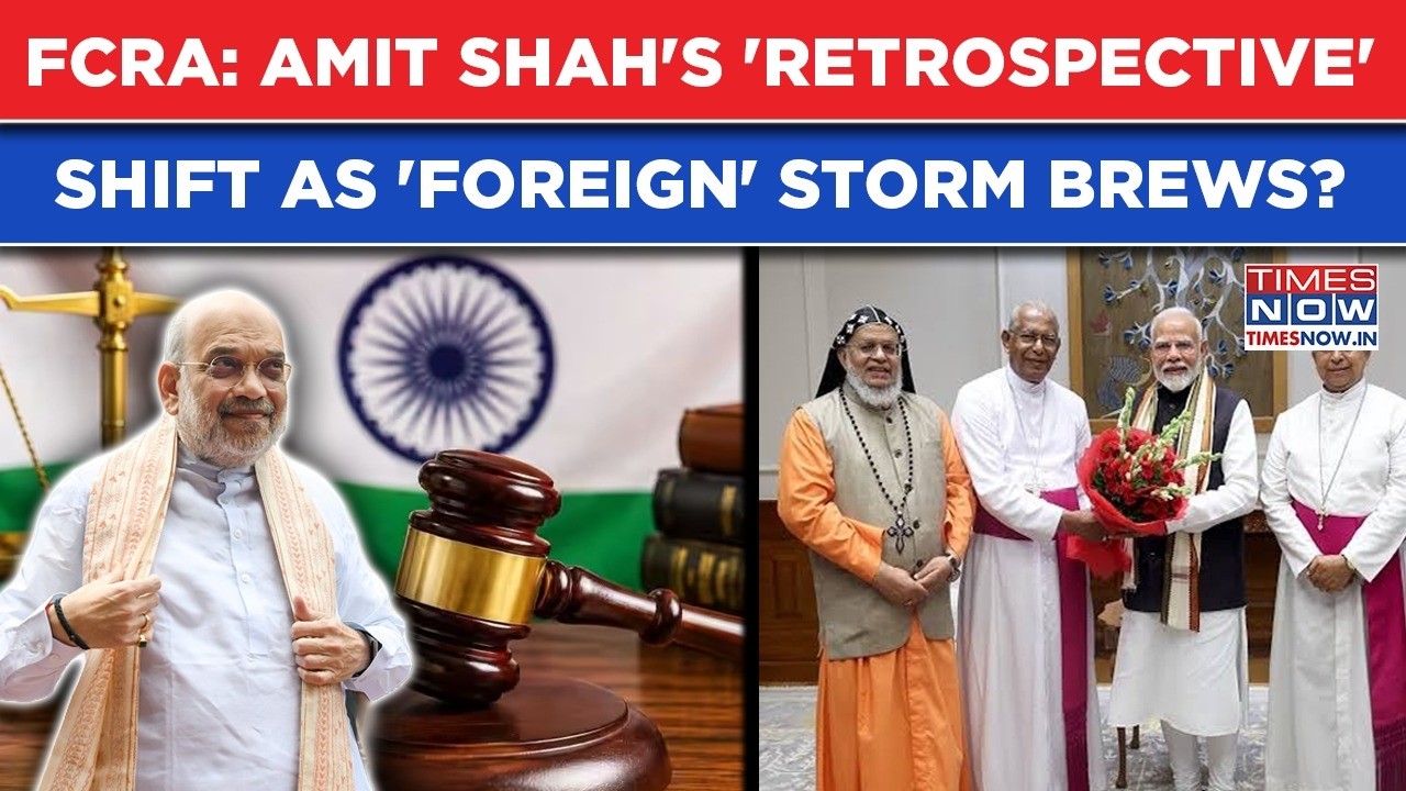 FCRA Bill: Amit Shah Meets Christian Groups, Mizoram CM| 'Retrospective' Shift Amid Tensions In US?