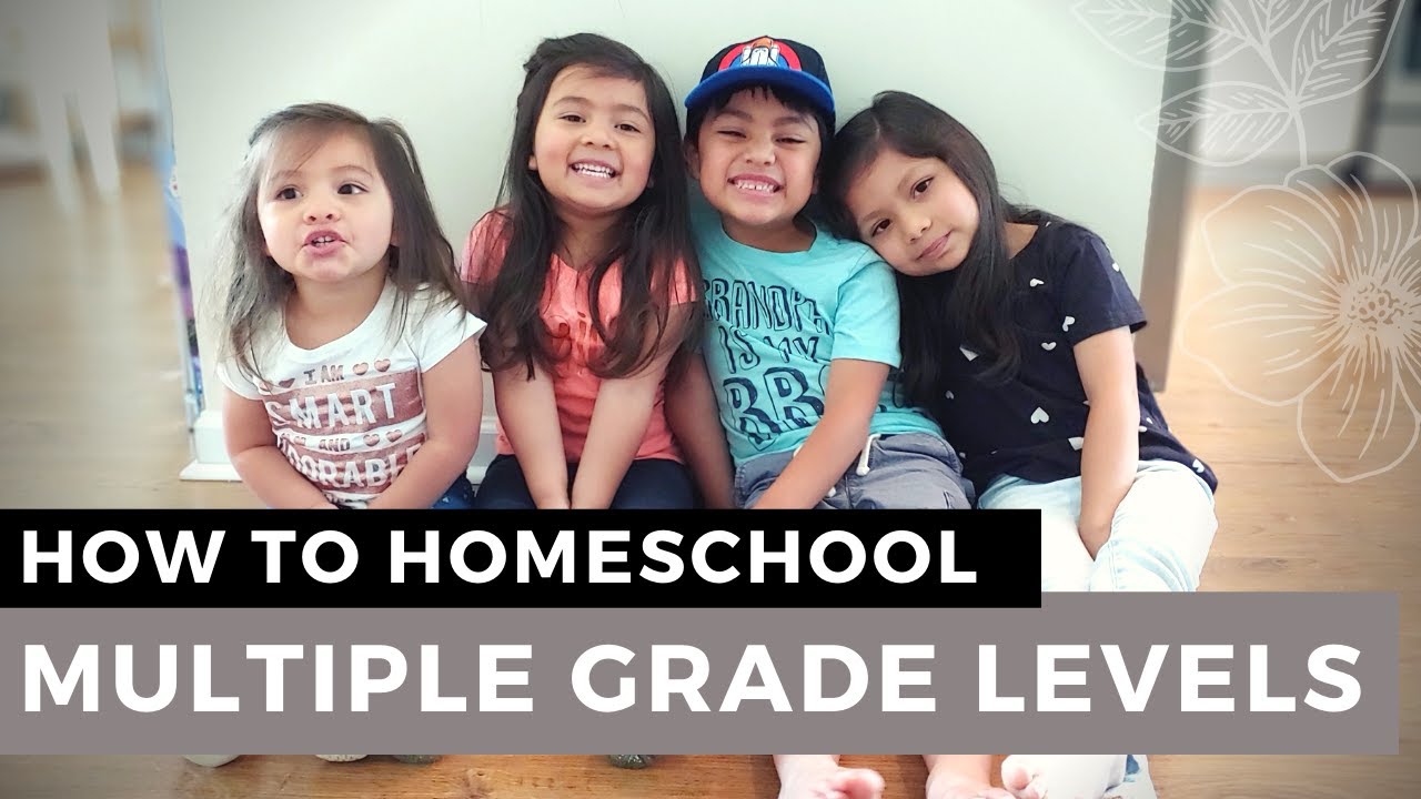 HOW TO HOMESCHOOL MULTIPLE GRADE LEVELS - 5 tips on how to homeschool multiple kids at one time