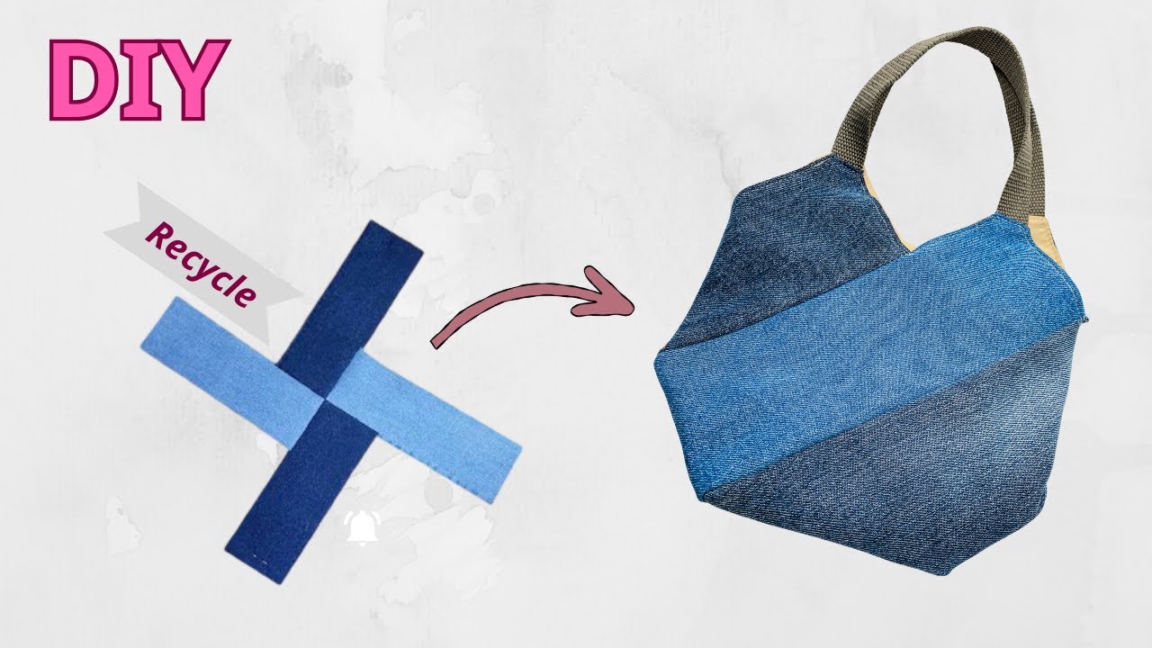 Old Jeans to Tote Bag | Easy DIY Sewing