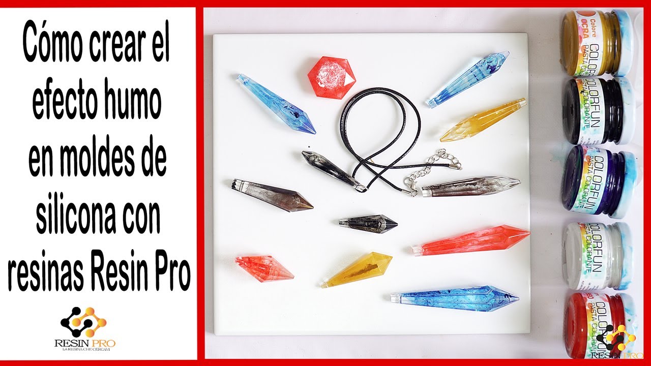 Cómo crear el efecto humo en moldes de silicona con resinas de Resin Pro