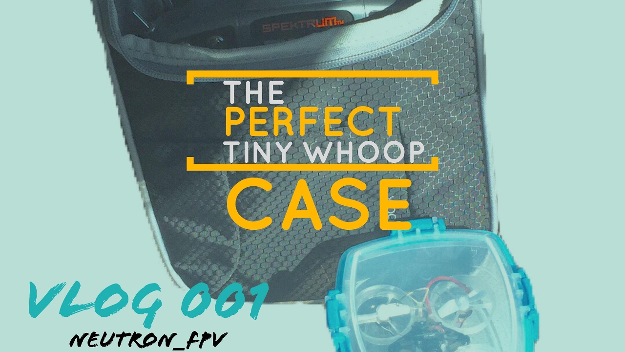 vlog 001...the perfect tiny whoop case / whoopin in the wind