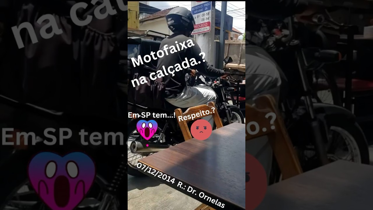 Motofaixa na cal&ccedil;ada.? #respeito #educa&ccedil;&atilde;o #education #moto #brasil #sp