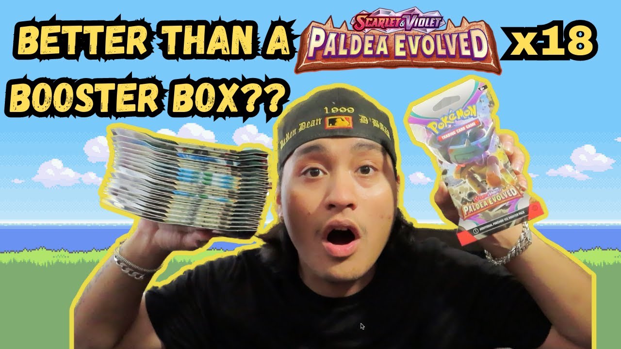 Better Than Half A Booster Box?? | Opening 18 Paldea Evolved Sleeved Booster Packs!