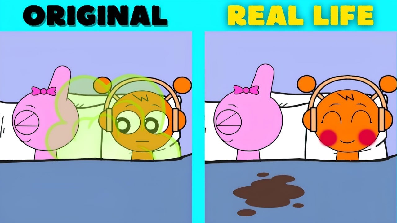 Best TikToks of Incredibox Sprunki: Pinki And Oren sleep😂 PHASE 1 vs PHASE 2 | Original vs Real Life