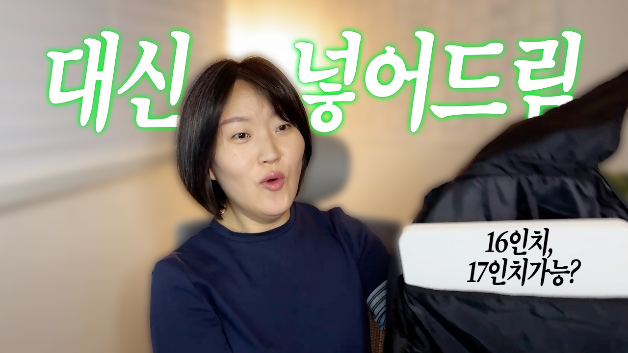 노트북 16인치, 17인치... 그 가방에 들어갈까요? 대신 넣어드림 | 경량화무새