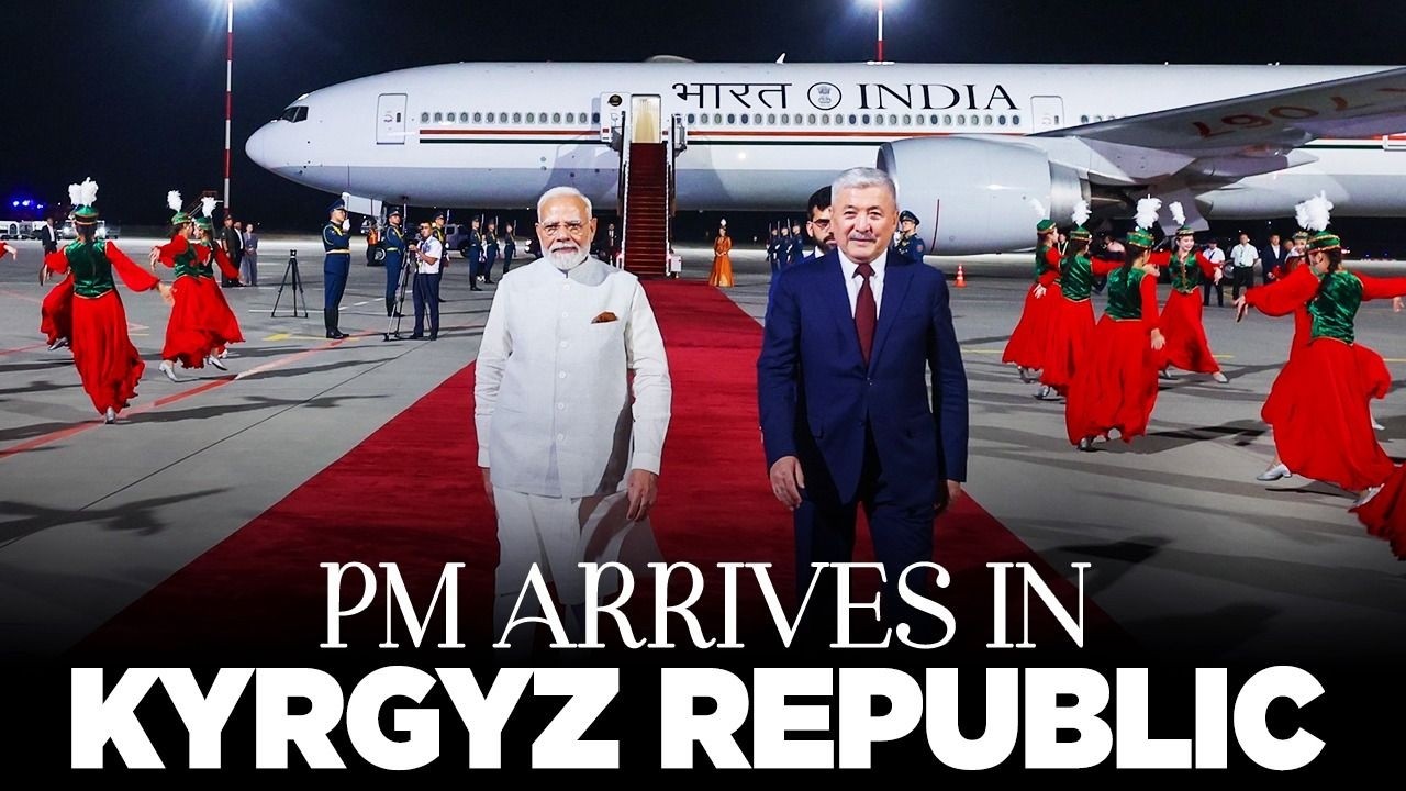 LIVE: PM Modi arrives in Kyrgyz Republic