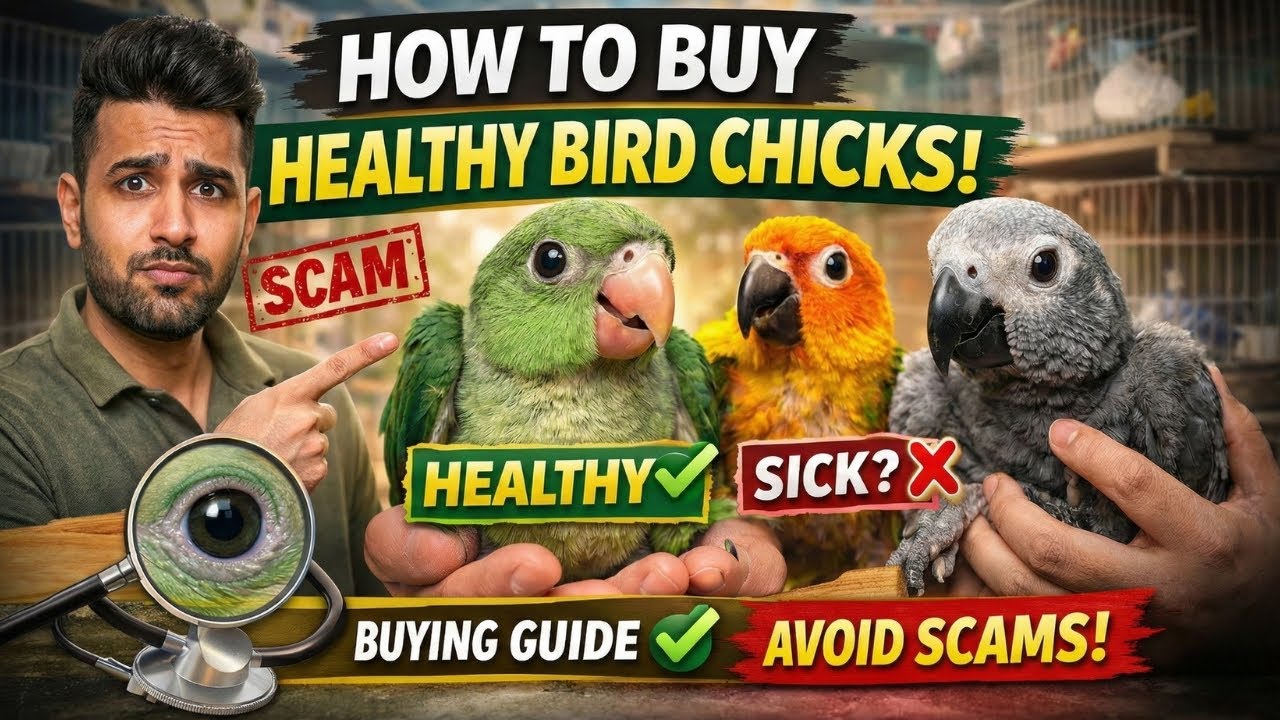 🔥 How to Buy Healthy Bird Chicks ✅ (Parrot Baby Buying Guide) | Avoid Scams!