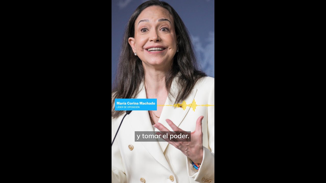 MAR&Iacute;A CORINA MACHADO pide a venezolanos esperar instrucciones #shorts