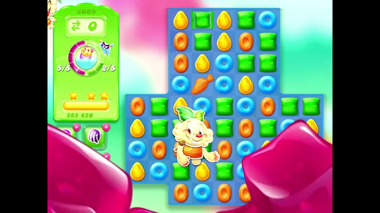 Candy Crush Jelly Saga 4K (Level 6006 - 6010)