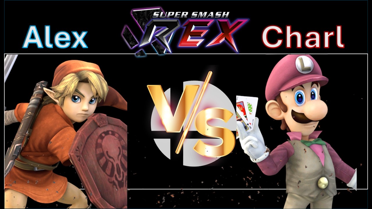 Super Smash REX Young Link vs Luigi - Players Match