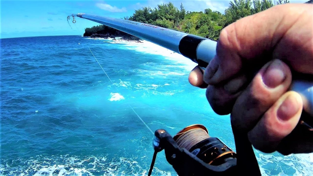 Pêche du bord Poisson au BULDO et à la Cal 974
