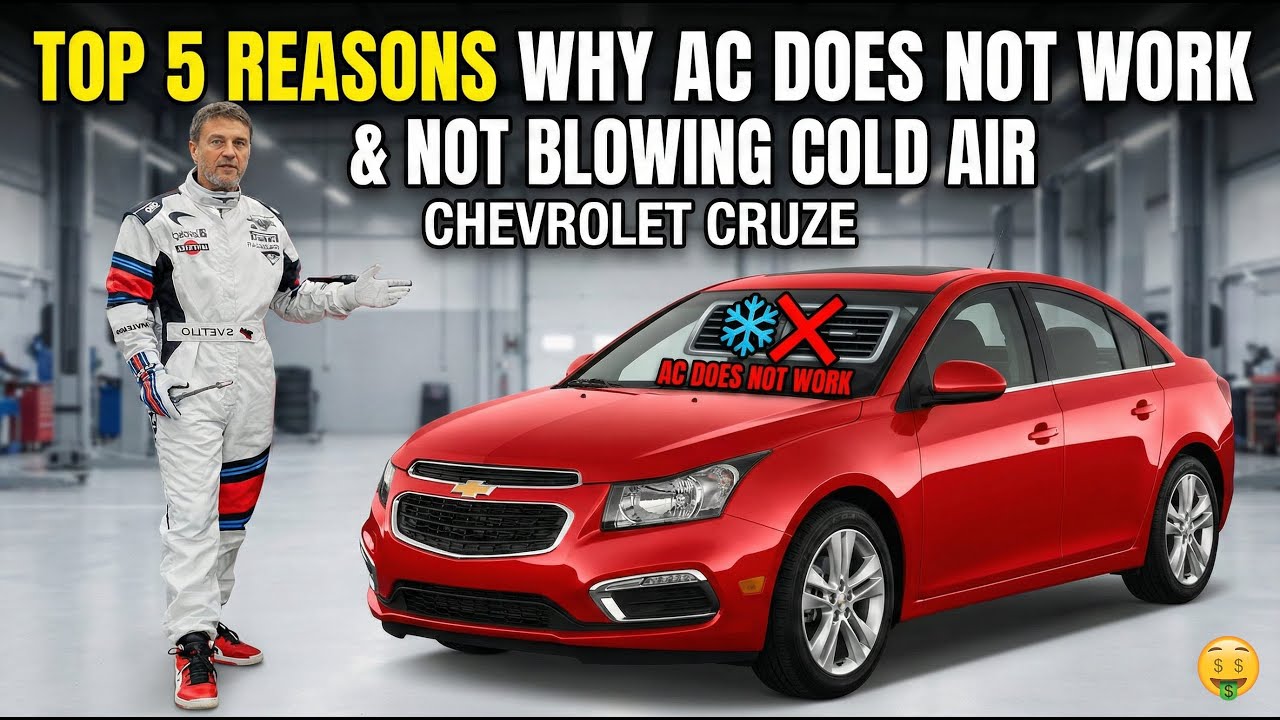Кондиционер в Chevrolet Cruze не охлаждает? Вот 5 основных причин и способов их устранения!