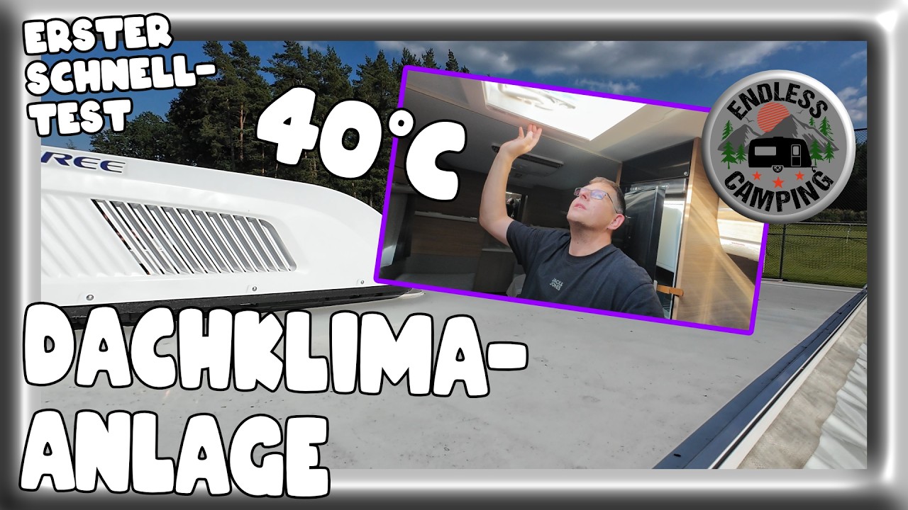 Dachklima im Wohnwagen | Erster Test unter realen Bedingungen | dB Messung