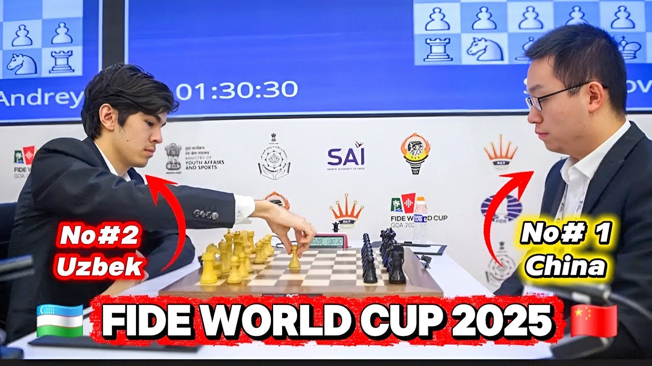Javokhir Sindaror VS Yu-Yangyi | Fide world Cup Champions 2025 Round-9