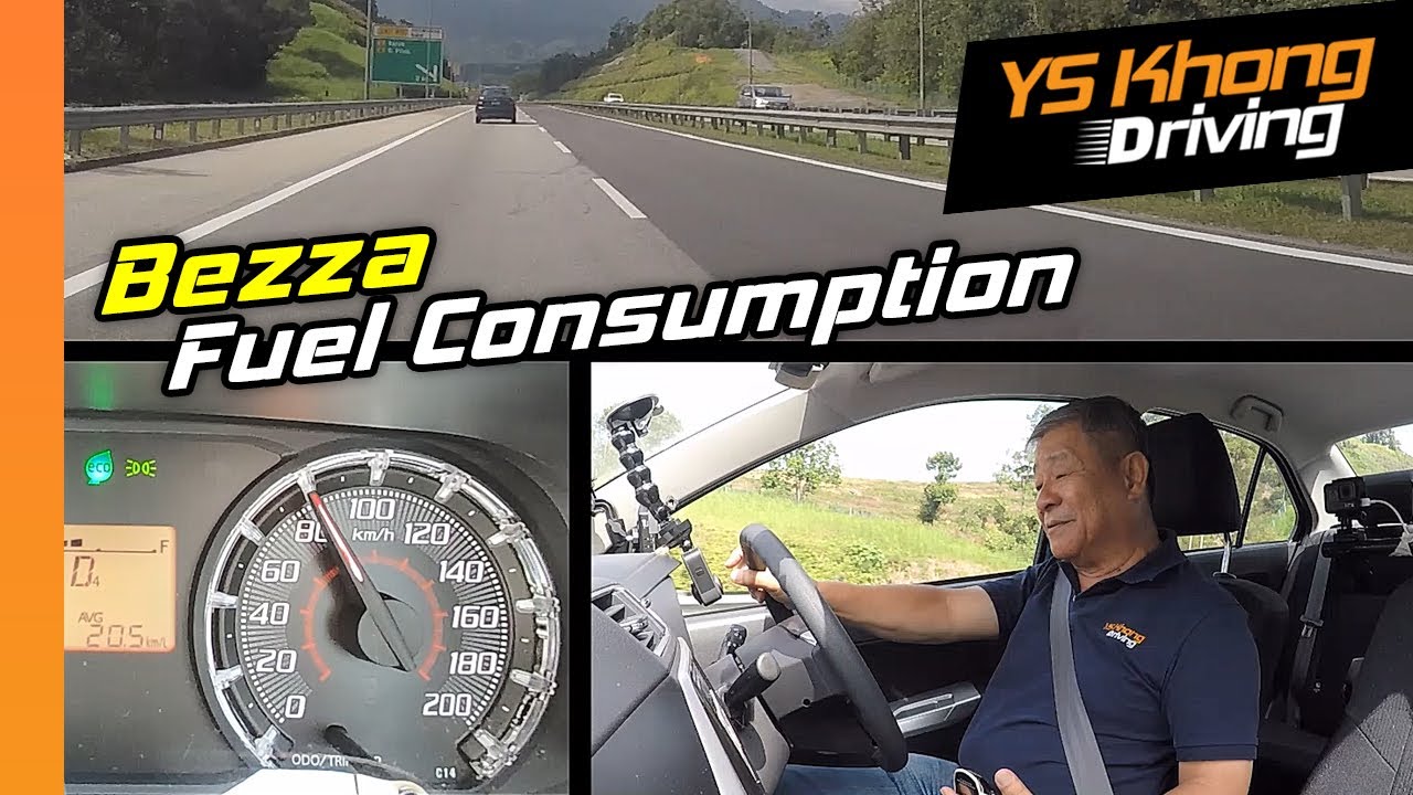 2020 Perodua Bezza (Pt.3) - Fuel Consumption and Road Test | YS Khong Driving