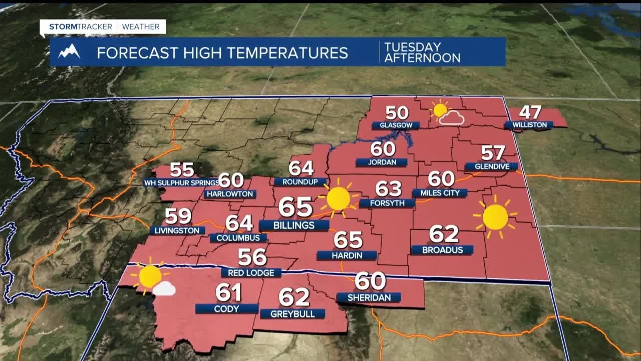 Billings Forecast Sunday evening Mar 1, 2026