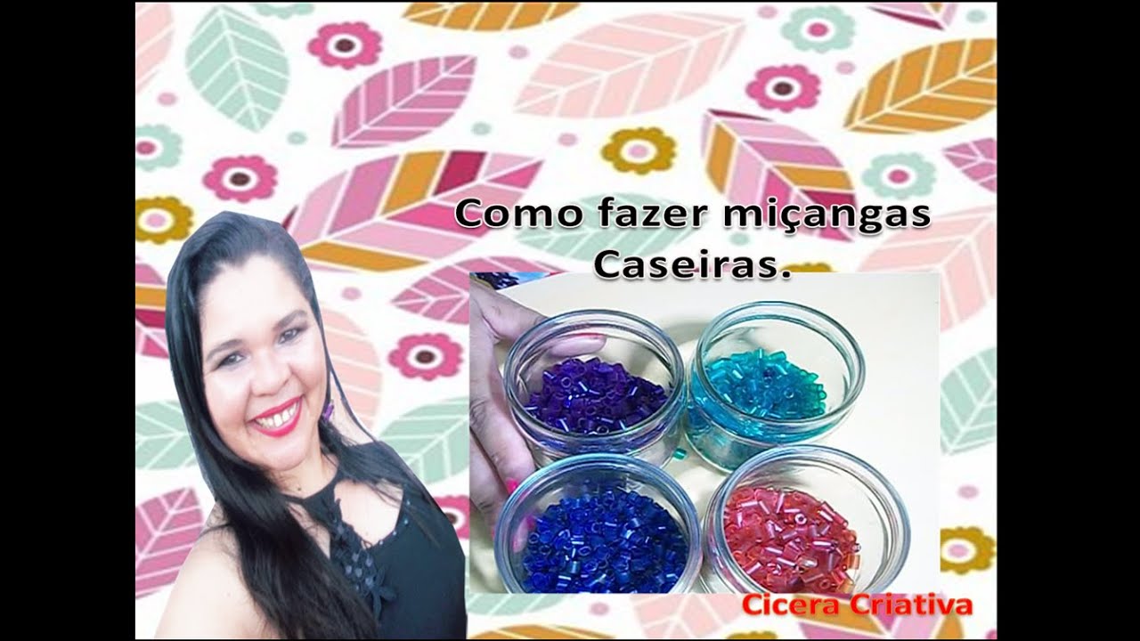 Como fazer miçangas caseiras | RECICLAGEM CRIATIVA | CICERA CRIATIVA