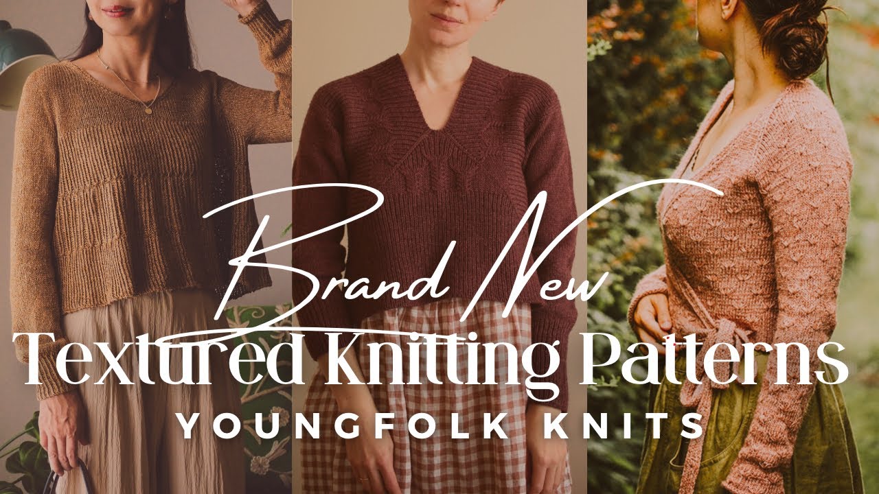Новые фактурные узоры для вязания | YoungFolk Knits