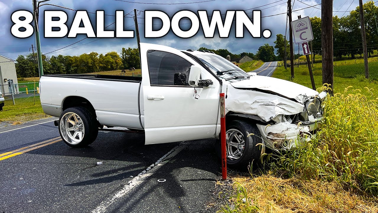 8 Ball Was In a MAJOR Wreck 2hrs After It Was Given Away..