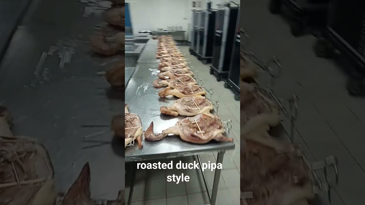 roasted duck pipa style ##cheflife #chinesewok #chinesefood