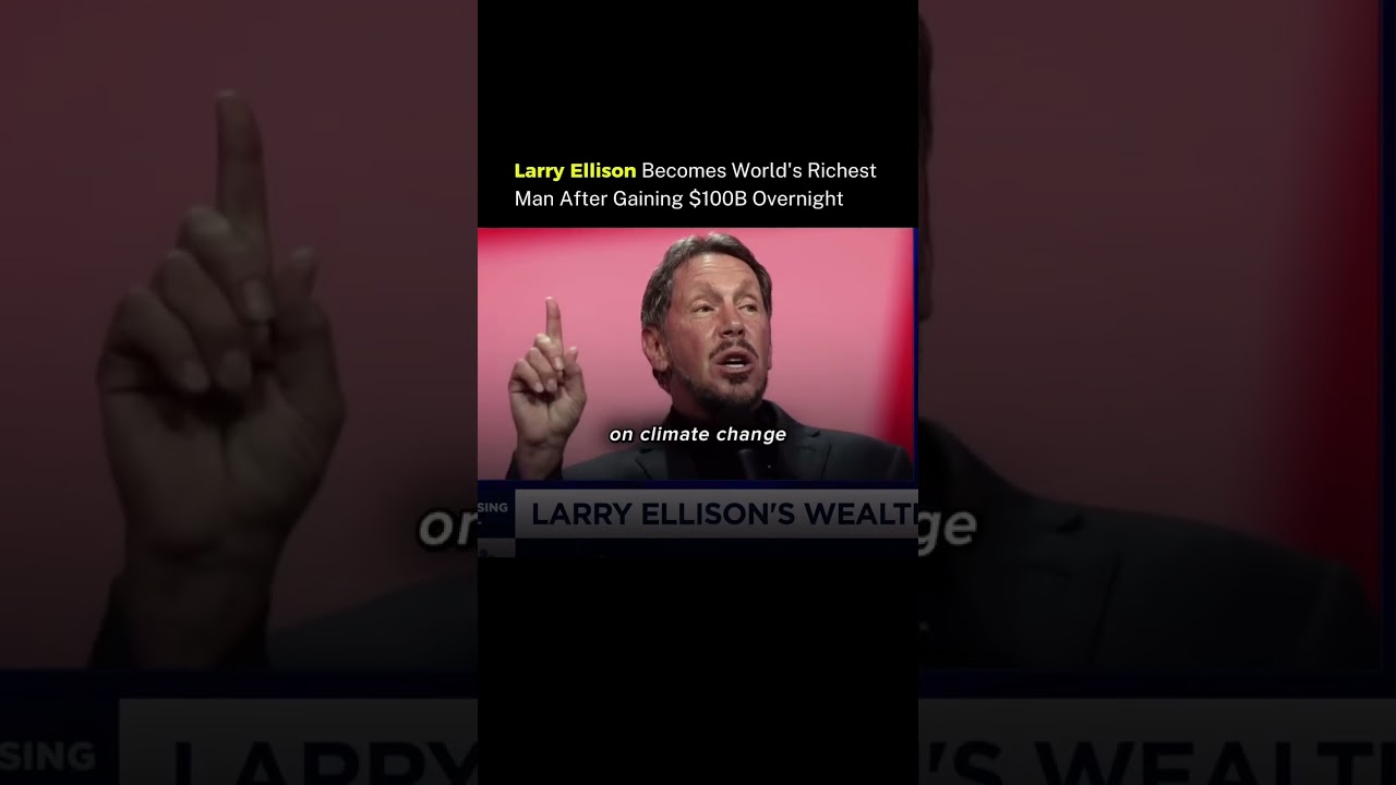 The Biggest One-Day Wealth Increase in History — Larry Ellison 💥