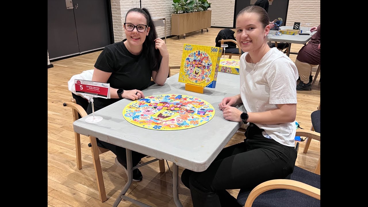Danish Jigsaw Puzzle Championship | Solos - Table Emilias (will we both make it to finals???)