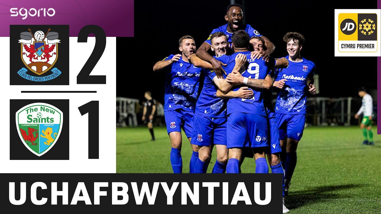 Uchafbwyntiau | Highlights: Pen-y-bont 2-1 Y Seintiau Newydd | JD Cymru Premier