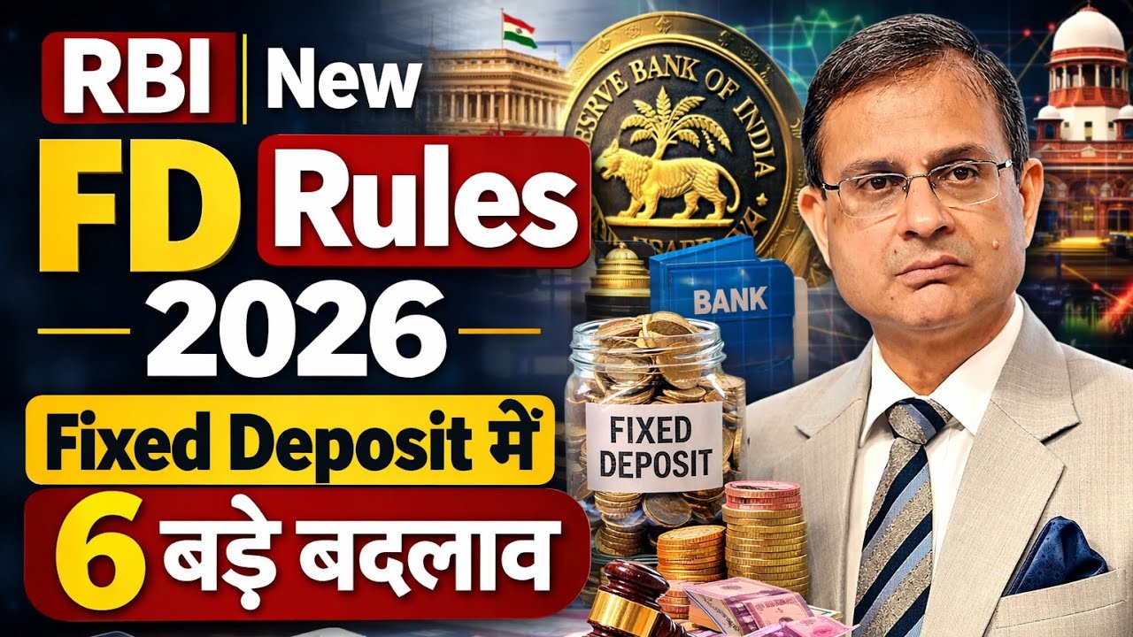 RBI New FD Rules 2026 !! Fixed Deposit मैं हुए 6 बड़े बदलाव 1 April 2026 से !! Bank FD Rule 2026 !!