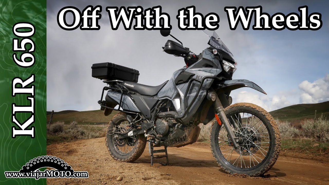 Removing and Installing the Wheels on a 3rd-Gen KLR650…
