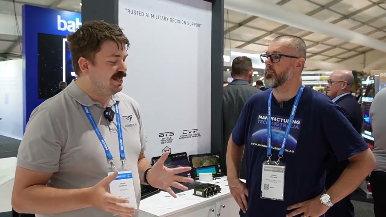 AI Innovations in Military Decision Support in this interview with Athena AI on Manufacturing TechAU
