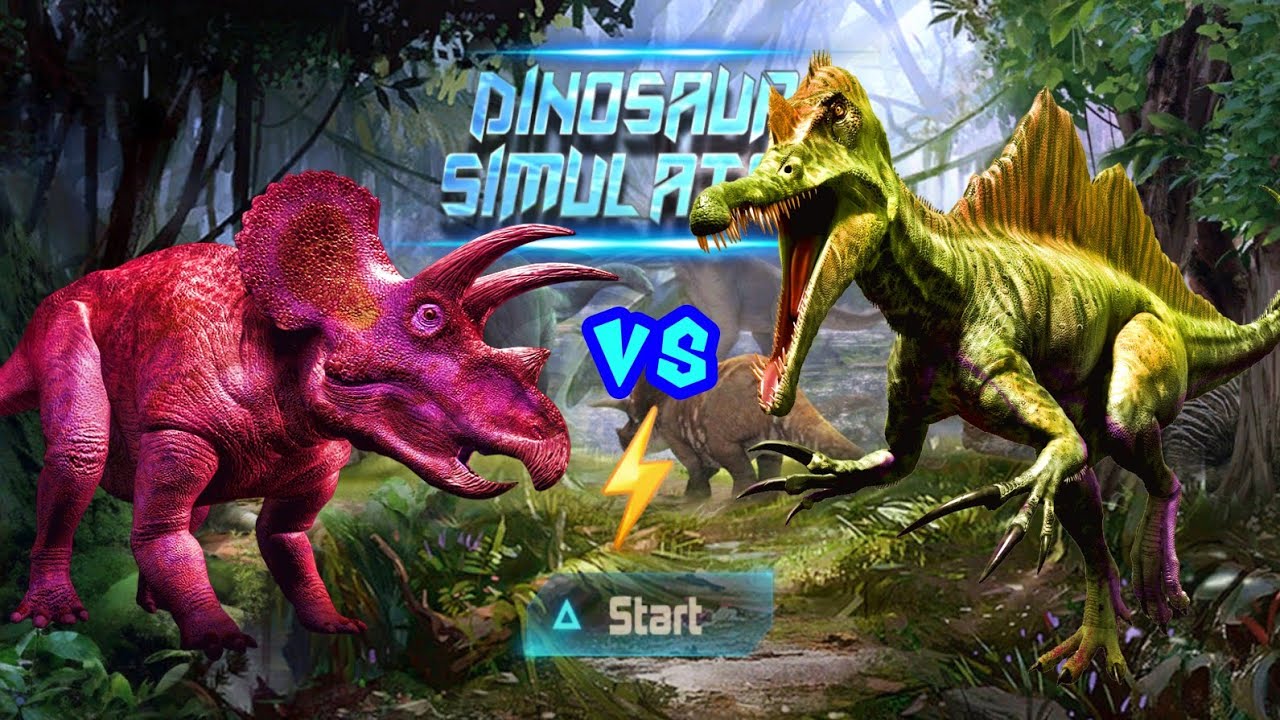 Triceratops vs Spinosaurus Fight - Triceratops Simulator - Android Gameplay #34 - Dinosaur Simulator