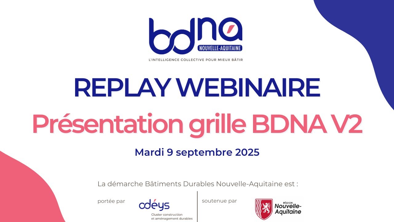 [REPLAY] Webinaire présentation Grille BDNA V2