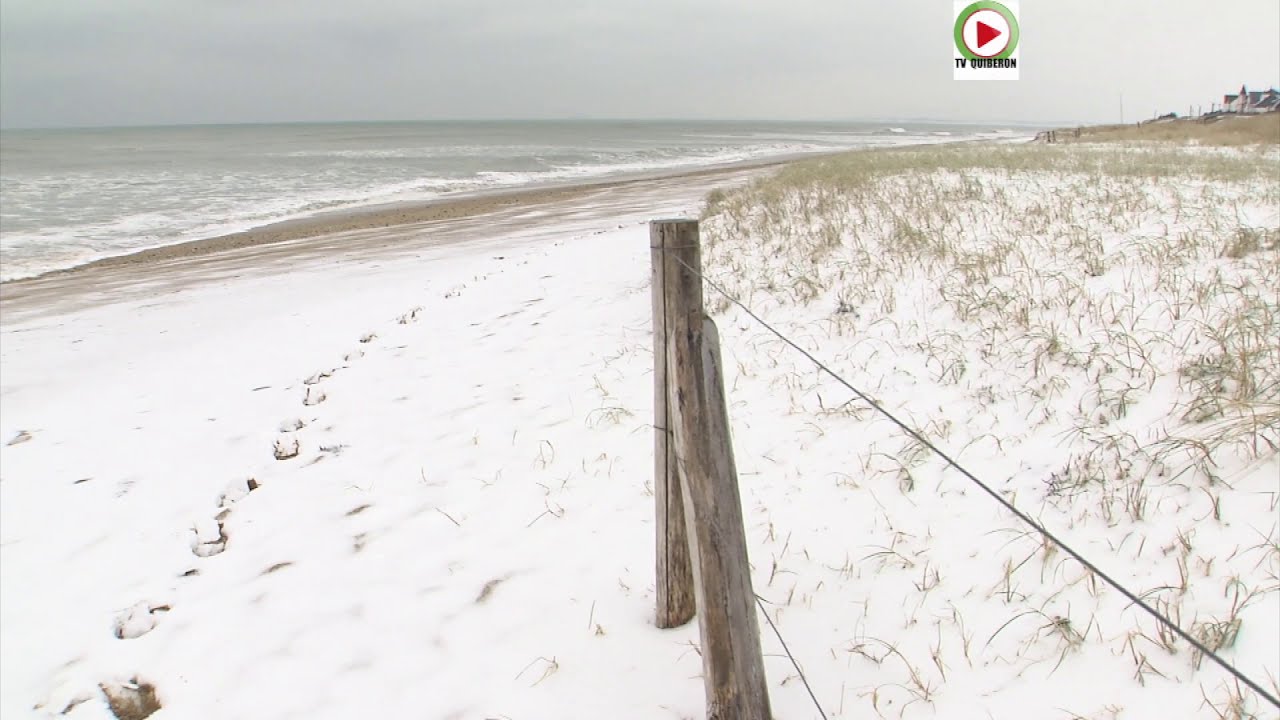 QUIBERON |  La Neige dans la Presqu'ile   |  TV Quiberon 24/7 🇲🇫