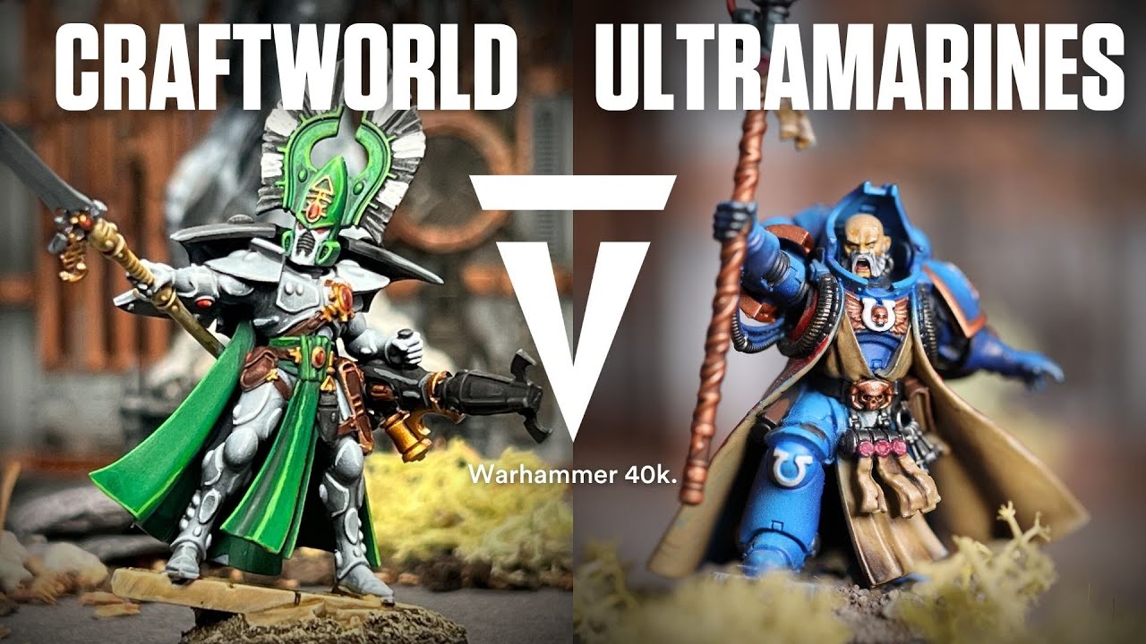 New Codex Aeldari vs Space Marines: A Warhammer 40k Battle Report