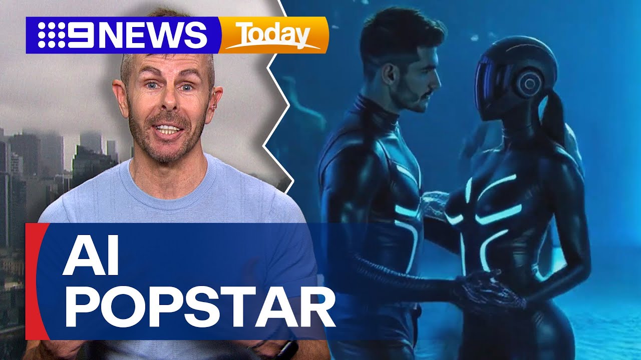 Melbourne author and songwriter breaks through with AI alter ego | 9 News Australia