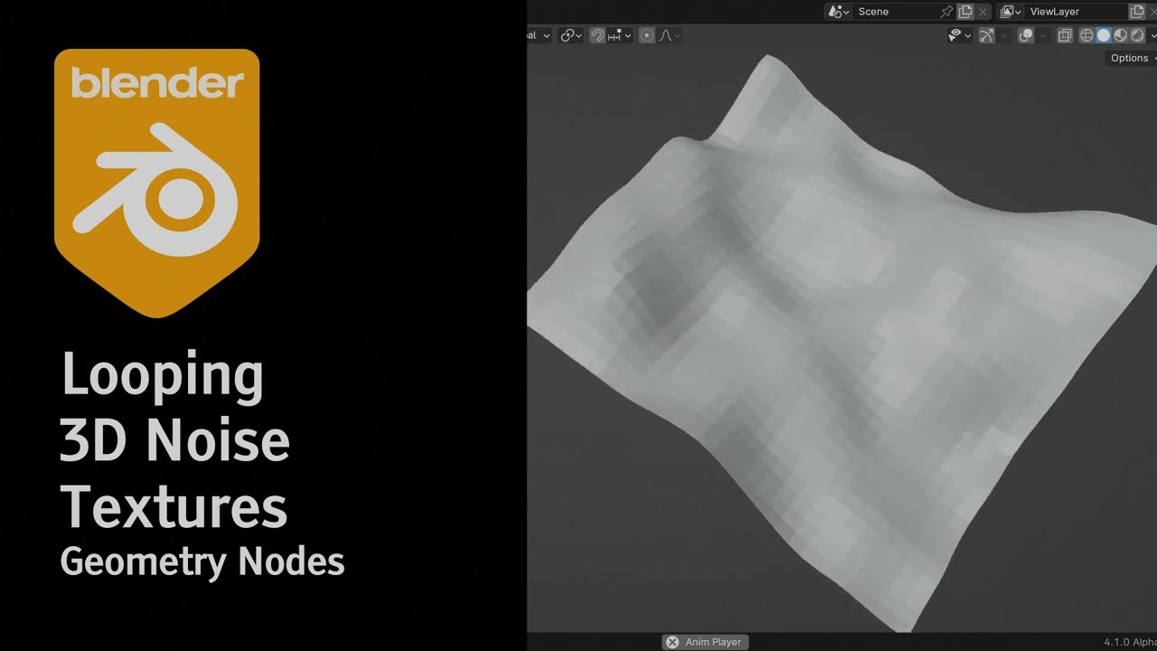 Looping 3D Noise Textures - Geometry Nodes