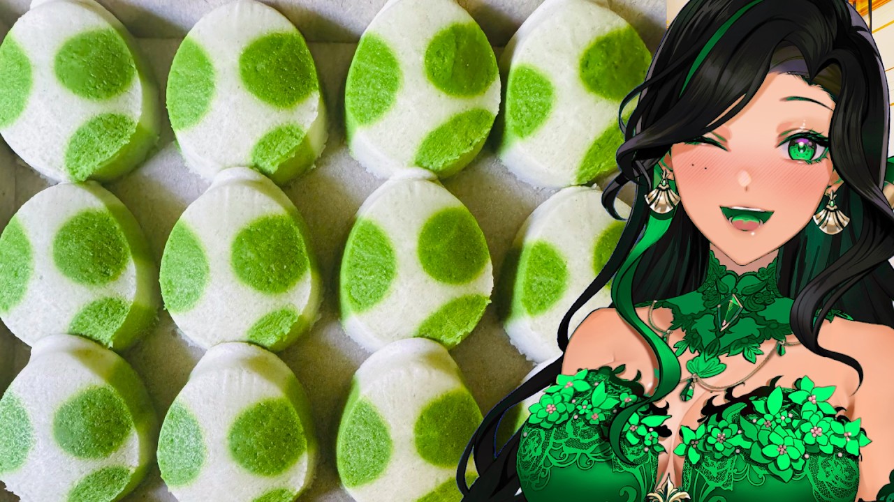 LET'S MAKE YOSHI EGG COOKIES! Are you wearing green today!💚🫵✨😚