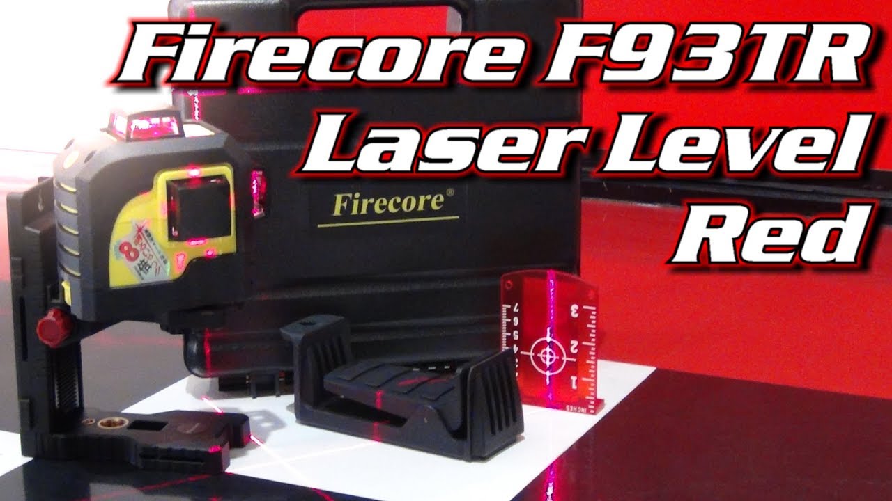 🔻 How to use a Laser Level 🔻 Firecore F93TR 🔻3-Plane 360 Degree red beam Laser Level unboxing