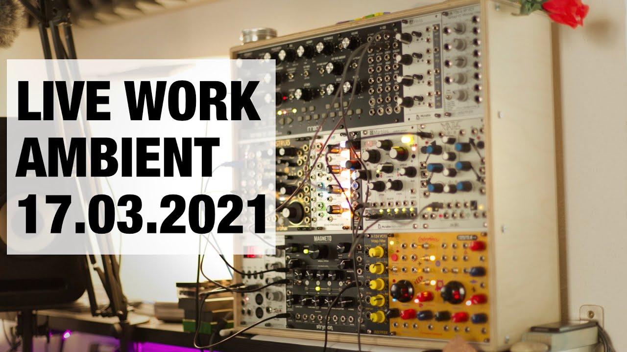 Ambient for Work - LIVE EURORACK Morning Ambient Jam
