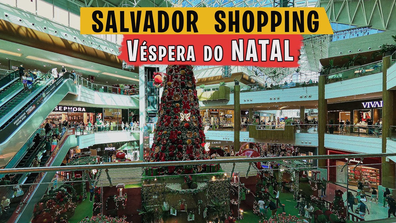 VEJA COMO Estava O MAIOR SHOPPING de Salvador - Ba 