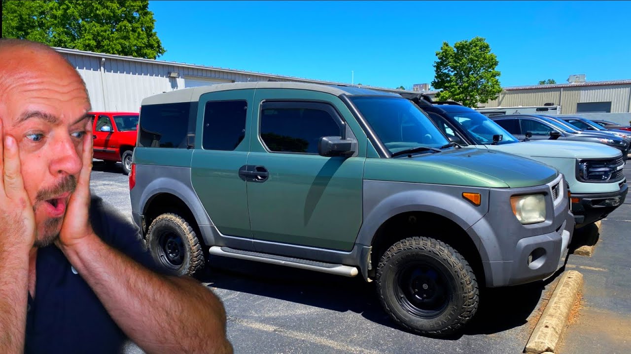 Как поднять Honda Element с помощью комплекта для подъема внедорожника HRG