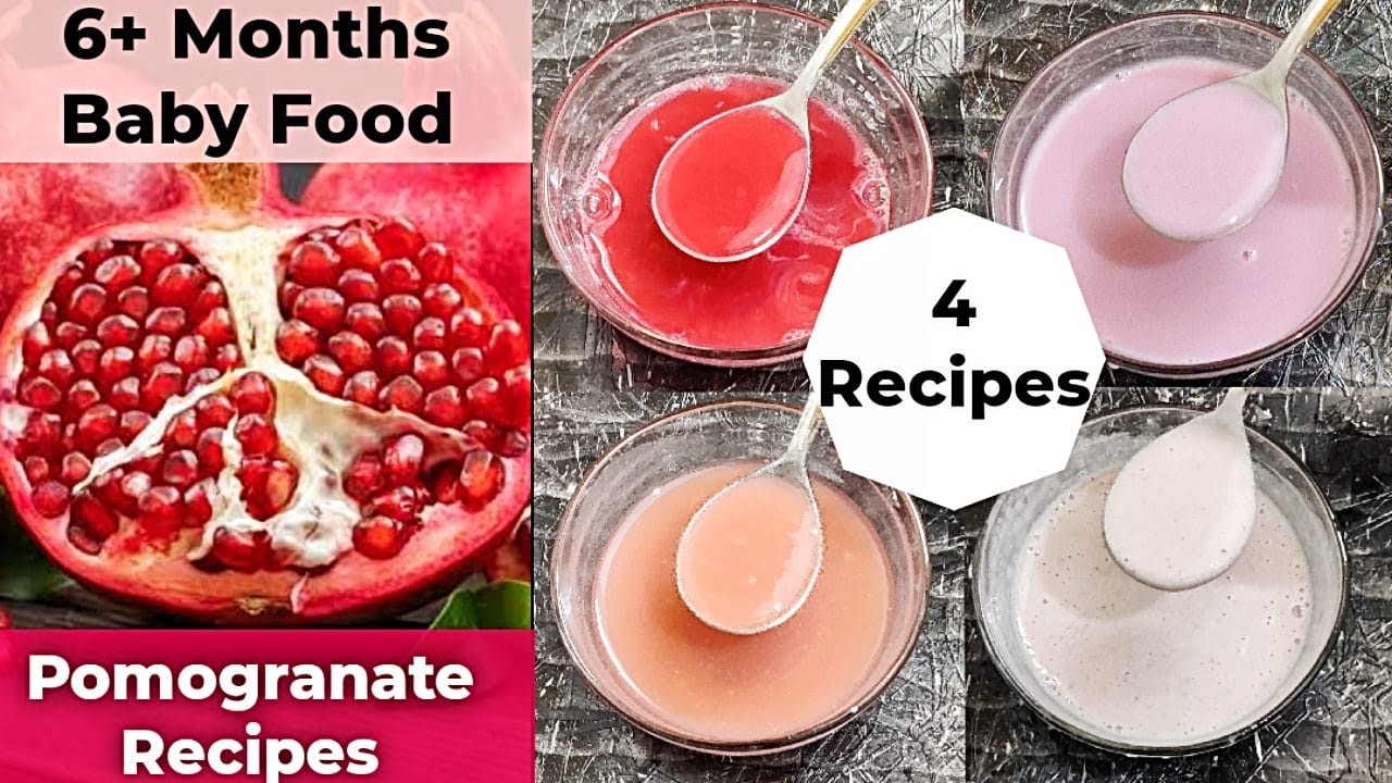 Pomogranate Juice For Babies/ 6+ Months Baby Food/ Pomogranate Recipes For Babies/ Juices For Babies