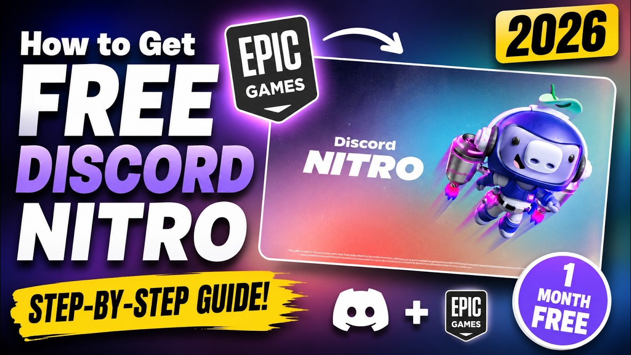 Как получить бесплатный Discord Nitro в Epic Games (2026)