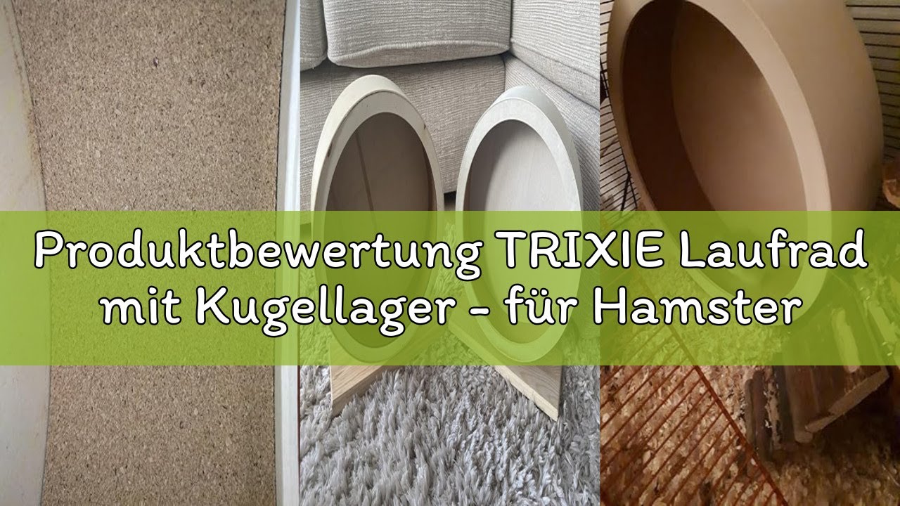 Produktbewertung TRIXIE Laufrad mit Kugellager - für Hamster - geschlossene Korklauffläche - unbehan