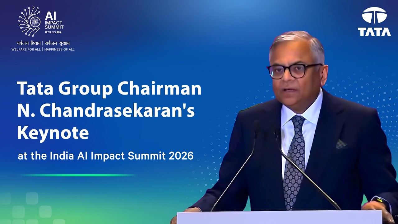 Tata Group Chairman N. Chandrasekaran's address at the India AI Impact Summit 2026 | #ThisIsTata