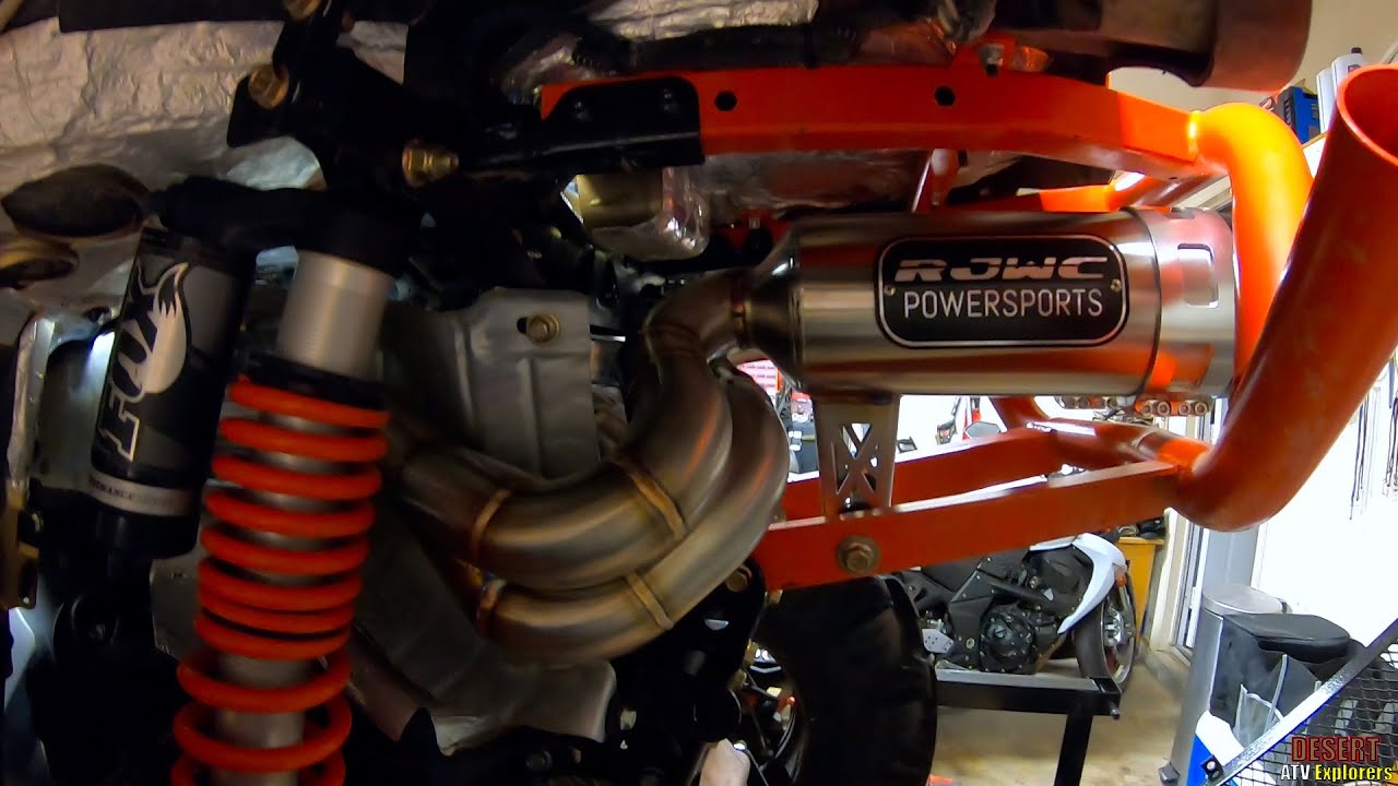 RJWC Full Dual Krossflow Exhaust Install 2019 Renegade XMR