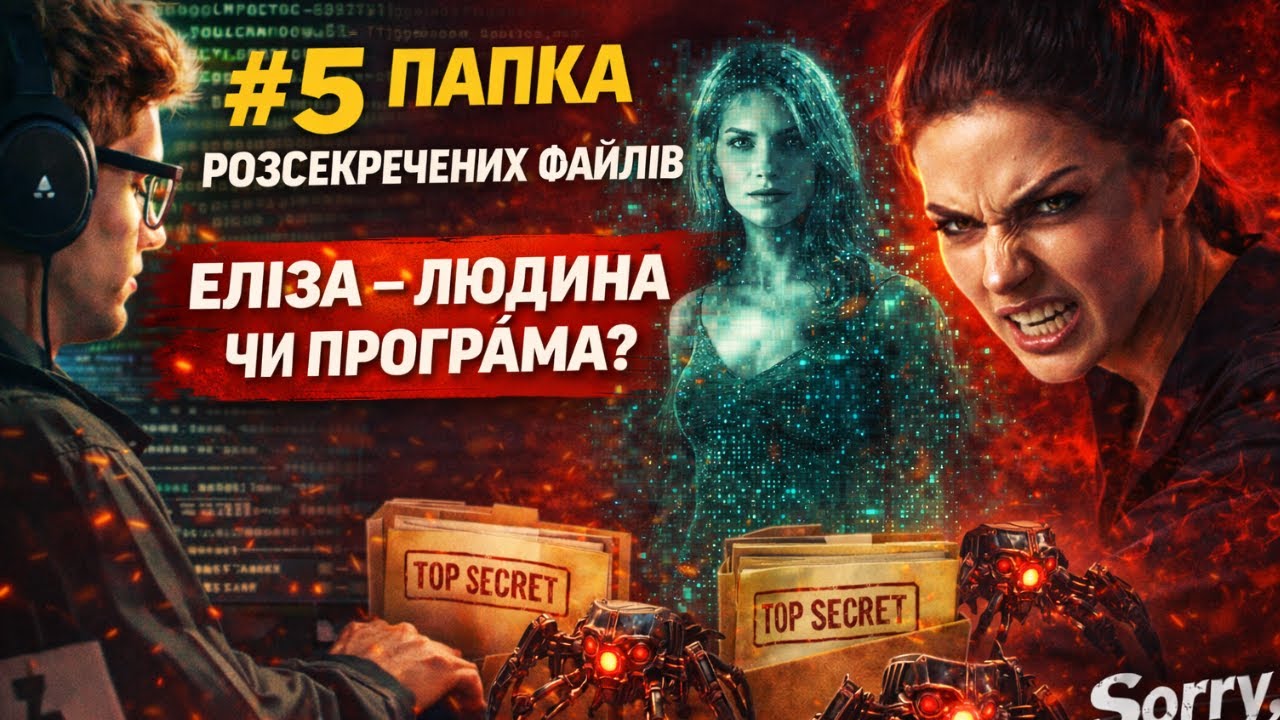 ЕЛІЗА — ЛЮДИНА ЧИ ПРОГРАМА? 😱 | 5-ТА ПАПКА РОЗСЕКРЕЧЕНА — Sorry, James UA
