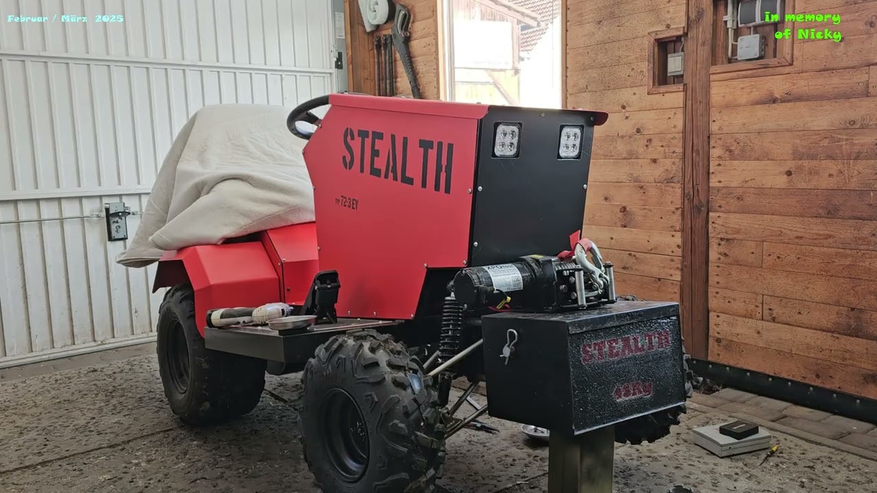 Projekt Stealth -  Aufbau der neuer Vorderradbremsen